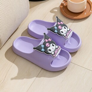 库洛米儿童拖鞋女童夏季宝宝室内家居女孩红色浴室防滑凉拖鞋男童