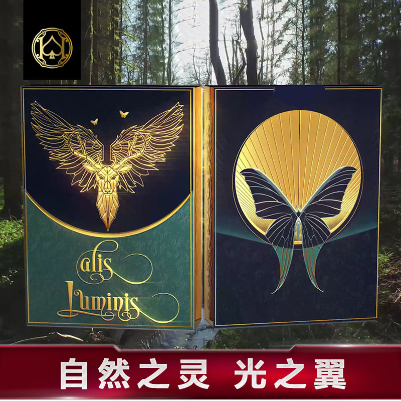 汇奇进口收藏花切创意扑克牌 Alis Luminis The Winged 光之翼