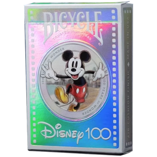 Bicycle单车扑克牌迪士尼扑克牌联名周边收藏花切扑克纸牌米奇100