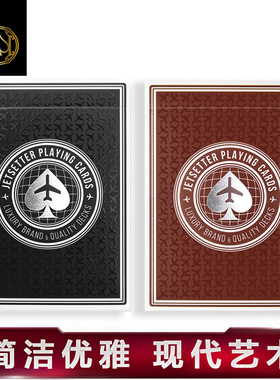 汇奇扑克 Jetsetter黑 Premier Edition Red 进口收藏花切扑克牌