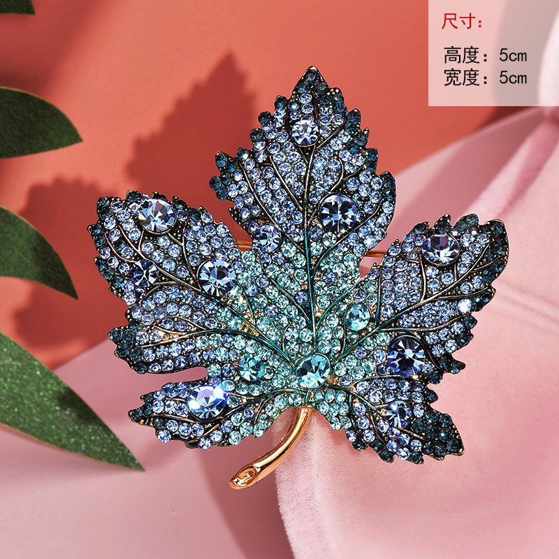 直播335号 枫叶胸花胸针夏季2023年新款潮大衣别针配饰高档H J 05