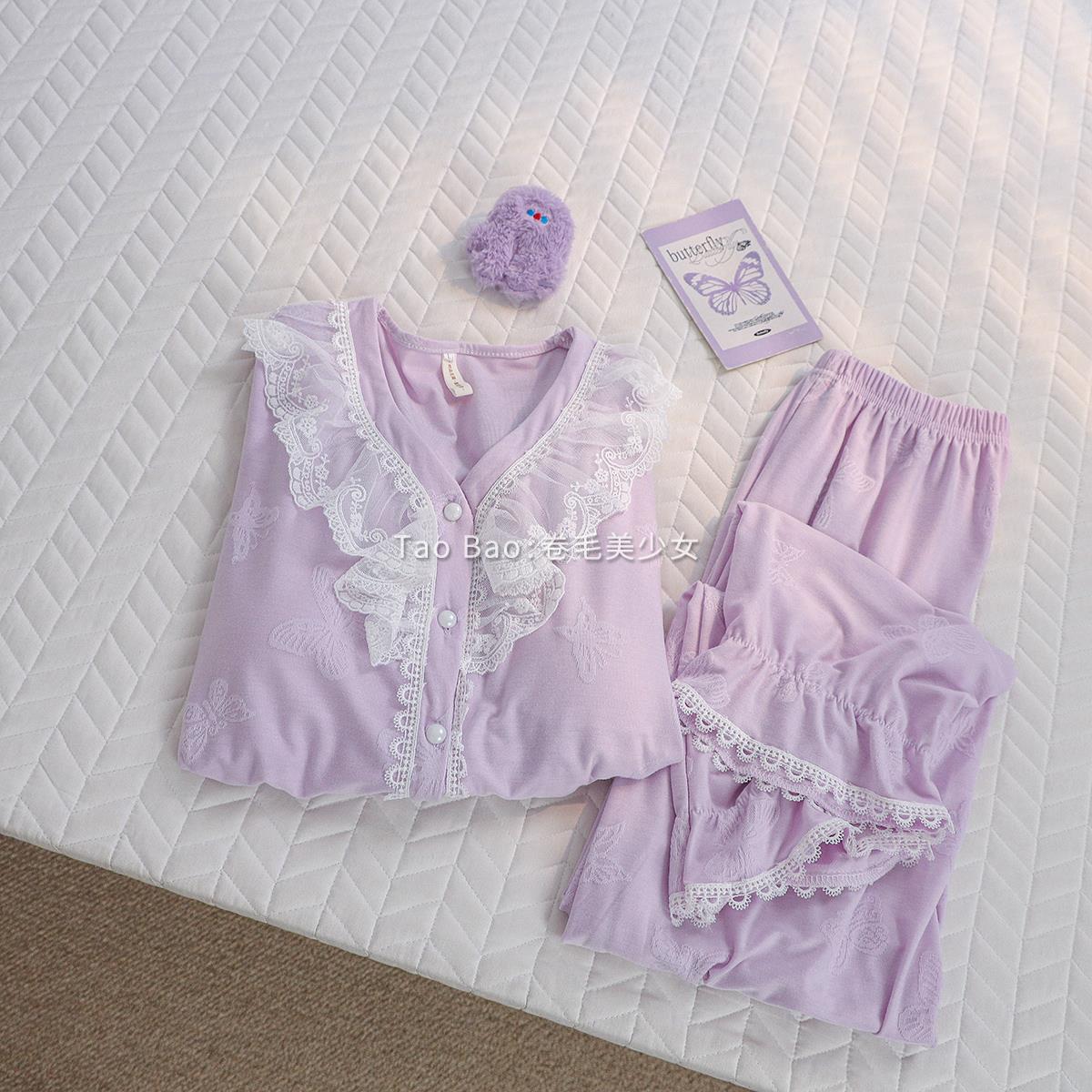 休闲百搭柔软舒适睡衣女