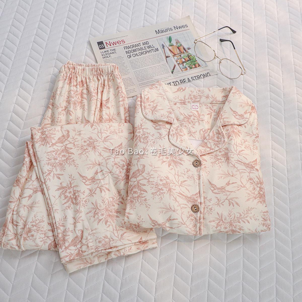 休闲百搭柔软舒适睡衣女