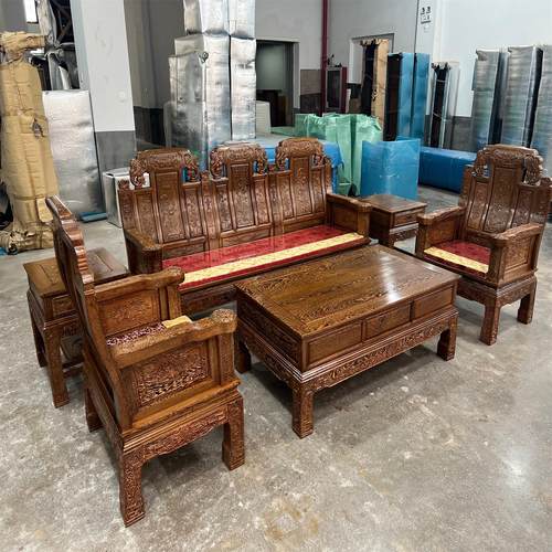 红木家具非洲鸡翅木明清古典组合