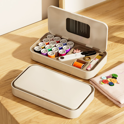 日式针线盒家用结婚高质量新款磁吸实用针线包好便携套装收纳缝补