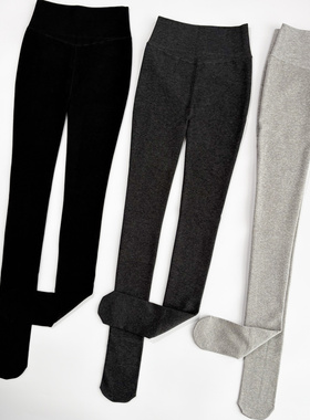 GOOD FA冬季中厚款磨毛精纺羊毛连裤袜高腰显瘦抗起球打底袜25501