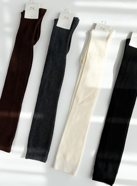 之行细抽条羊毛过膝袜冬季保暖过膝大腿袜柔软舒适女长筒袜25240