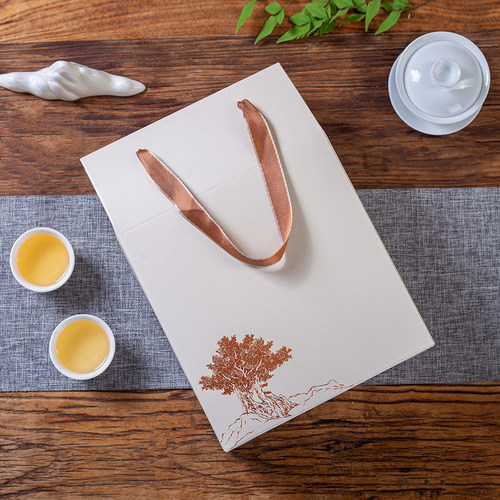 通用茶叶礼盒1-2斤散茶雕金定制