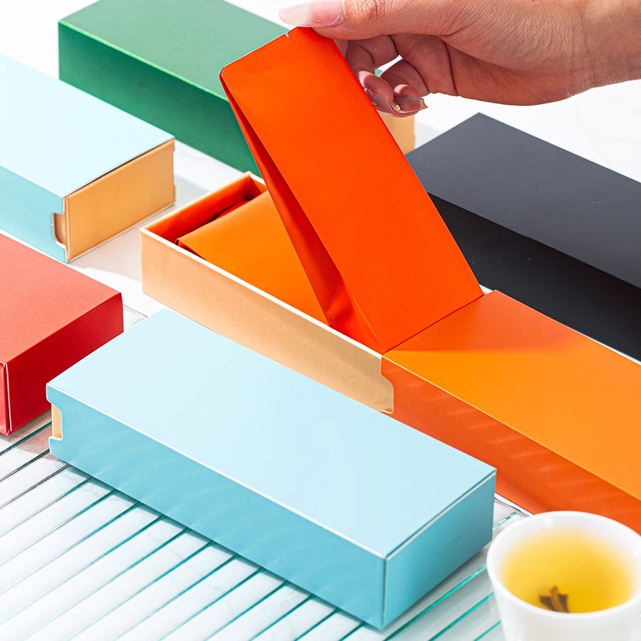 两泡茶样盒茶叶包装普洱滇红岩茶大红袍白茶高端空样品伴手礼品盒