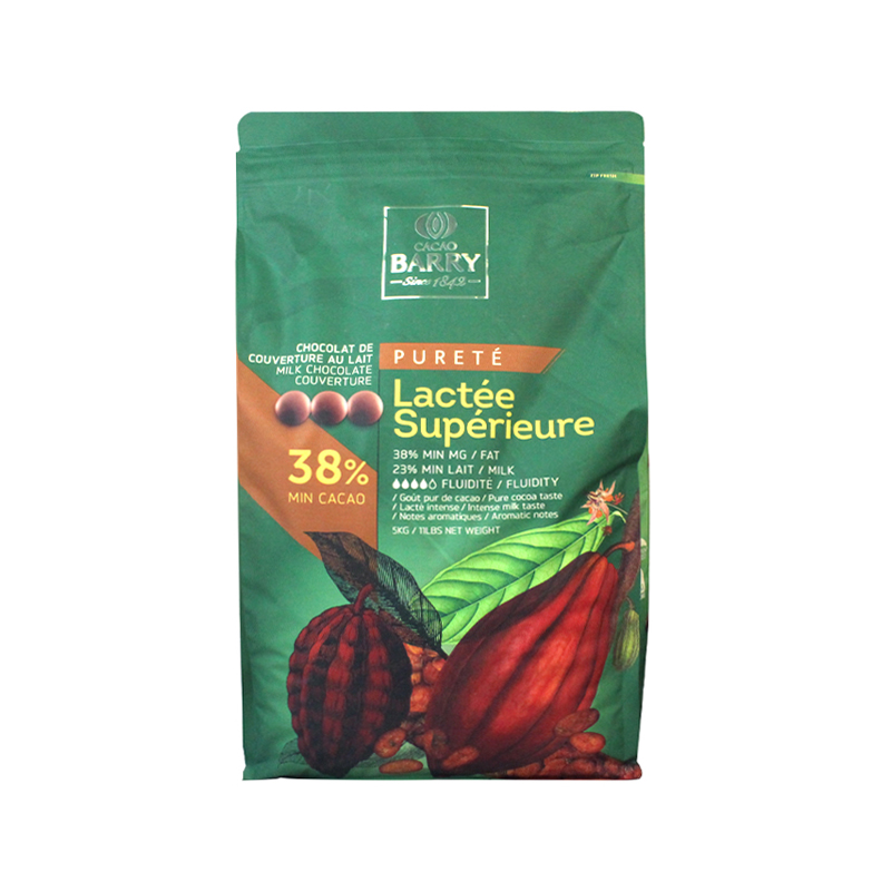 法国进口可可百利牛奶巧克力 Cacao Barry 38%可可纯脂 5kg