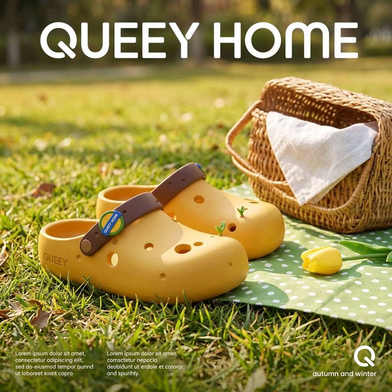 发芽男女土豆洞洞鞋女EVA厚底两穿沙滩凉拖居家外穿抗菌防滑拖鞋