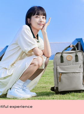 CANVAS REPUBLIC帆布共和国双肩包女百搭休闲简约学生书包轻便早八必备背包