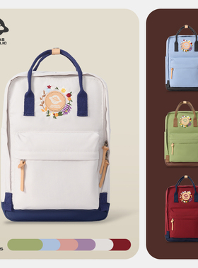 CANVAS REPUBLIC帆布共和国双肩包女大容量轻便学生书包双肩背包