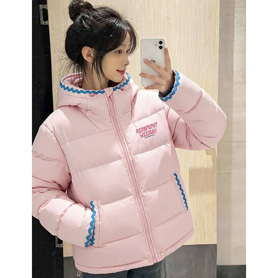 轻薄90白鸭绒印花白鸭绒羽绒服