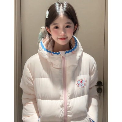 轻薄90白鸭绒印花白鸭绒羽绒服