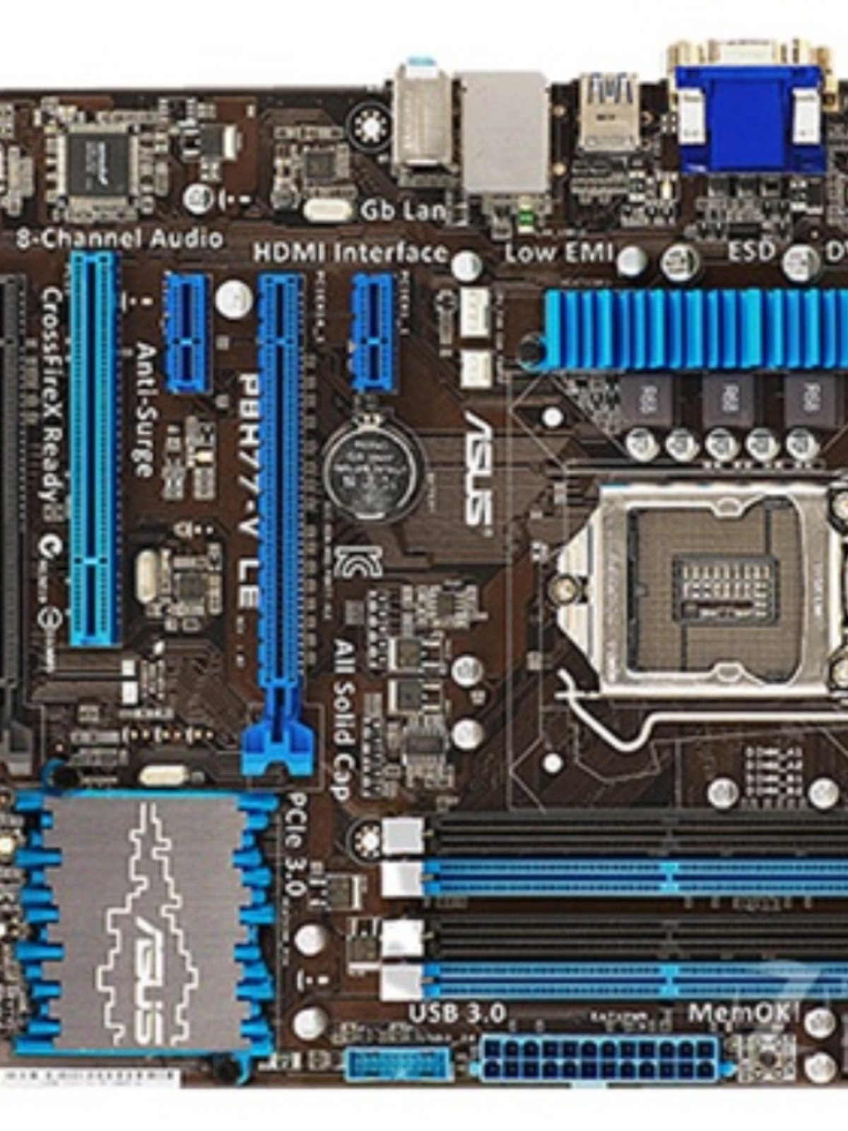 Asus Gigabyte H61 B75 Z77 Z68 H77 P67 оригинальная 1155-контактная фирменная материнская плата для настольного компьютера Изображение 1