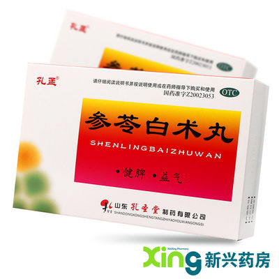 【孔孟】参苓白术丸6g*10袋/盒