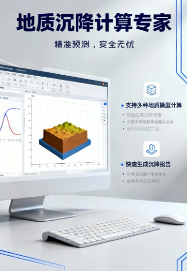 地质沉降计算软件，土层沉降计算