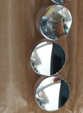 平凹镀铝反射镜 直径D=6mm 焦距:F=6mm R=12