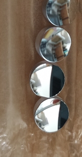 平凹镀铝反射镜 直径D=6mm 焦距:F=6mm R=12