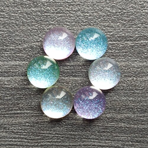 crocs鞋花梦幻星空闪银装饰扣