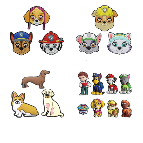 3送1crocs配饰汪汪队鞋花鞋扣