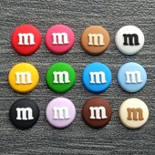 配饰 可爱智必星diy鞋 扣配件软胶彩色M豆鞋 Crocs洞洞鞋 花装 饰花扣