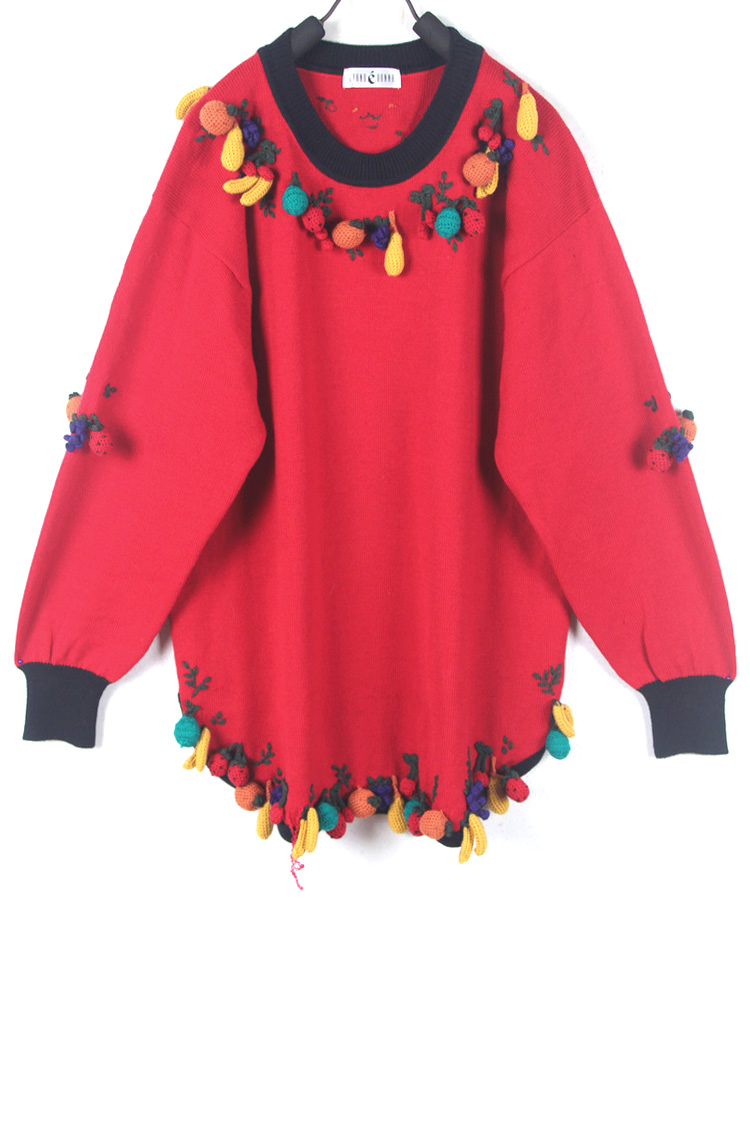 孤品复古古着vintage毛衣外套