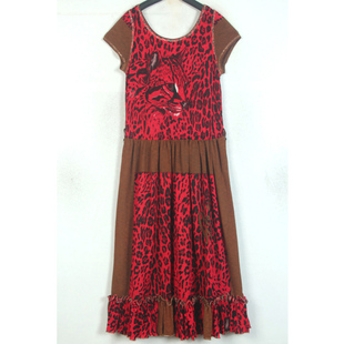 秋冬装孤品复古古着vintage连衣裙