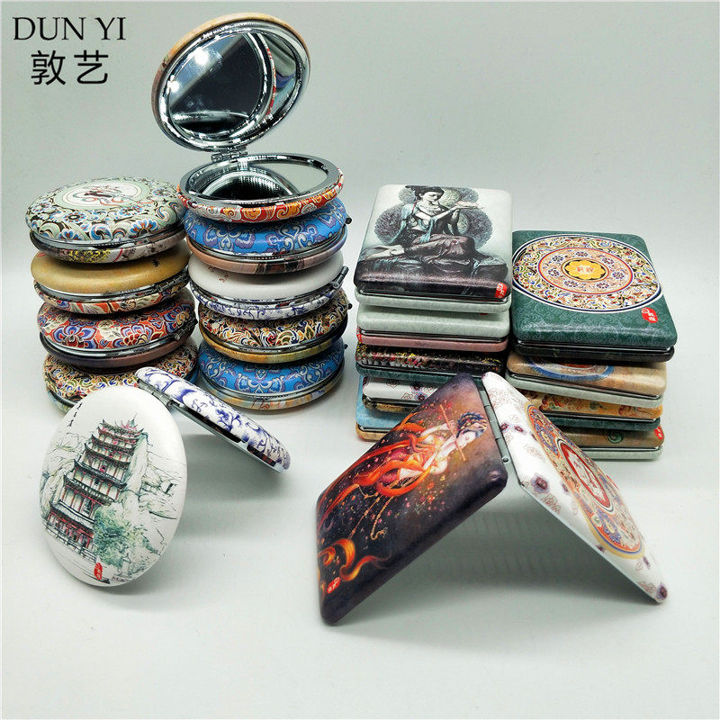 Dunhuang Keepsake Mogao Grottoes mural Flying Caisson Cosmetic mirror practical gift Qinghai Gansu Travel? giftin the Festive supplies/Gift , Cultural and creative products , Cultural and creative mirror  category - from Buy2taobao.com to provide professional Taobao agent buy service