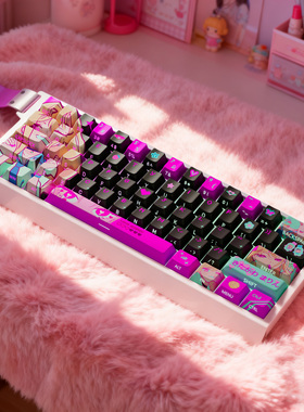 喜多川海梦主题键帽PBT原厂透明PC增补个性DIY适配磁轴机械键盘