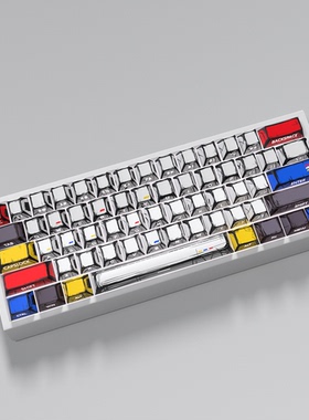 侧刻漫画主题键帽原厂透光pbt适配磁轴键盘ND63Ace60/68made68