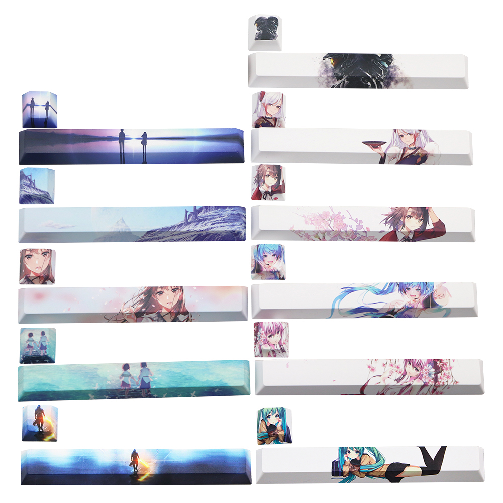 原厂高度空格625五面可爱键帽