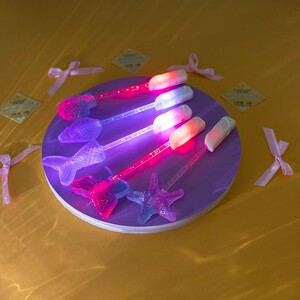 南北功夫led发光棒棒糖高颜值0蔗糖水晶圣诞节糖果生日儿童礼物