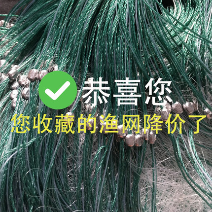 三层鱼网粘网柔韧丝网沉网1.5m2m高3m 100米长捕鱼网鲫鱼网巢湖