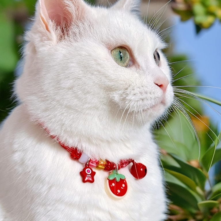 小艺宠物猫狗项圈编织清新可调节