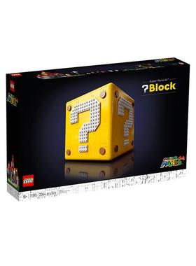 乐高71395问号砖超级马里奥问号盒子儿童拼搭积木拼装玩具男女