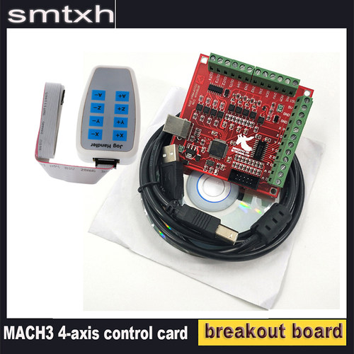 mach3飞雕卡分线板手轮