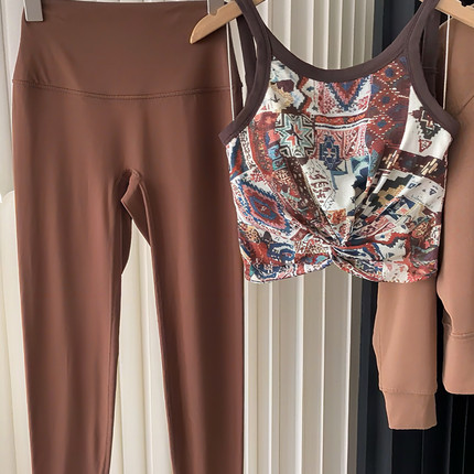 花型修身显瘦跑步瑜伽上衣训练普拉提健身背心1351