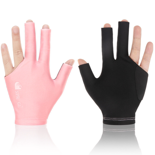 哥莱SPR GL职业台球手套三指男女漏指高颜值桌球专用手套