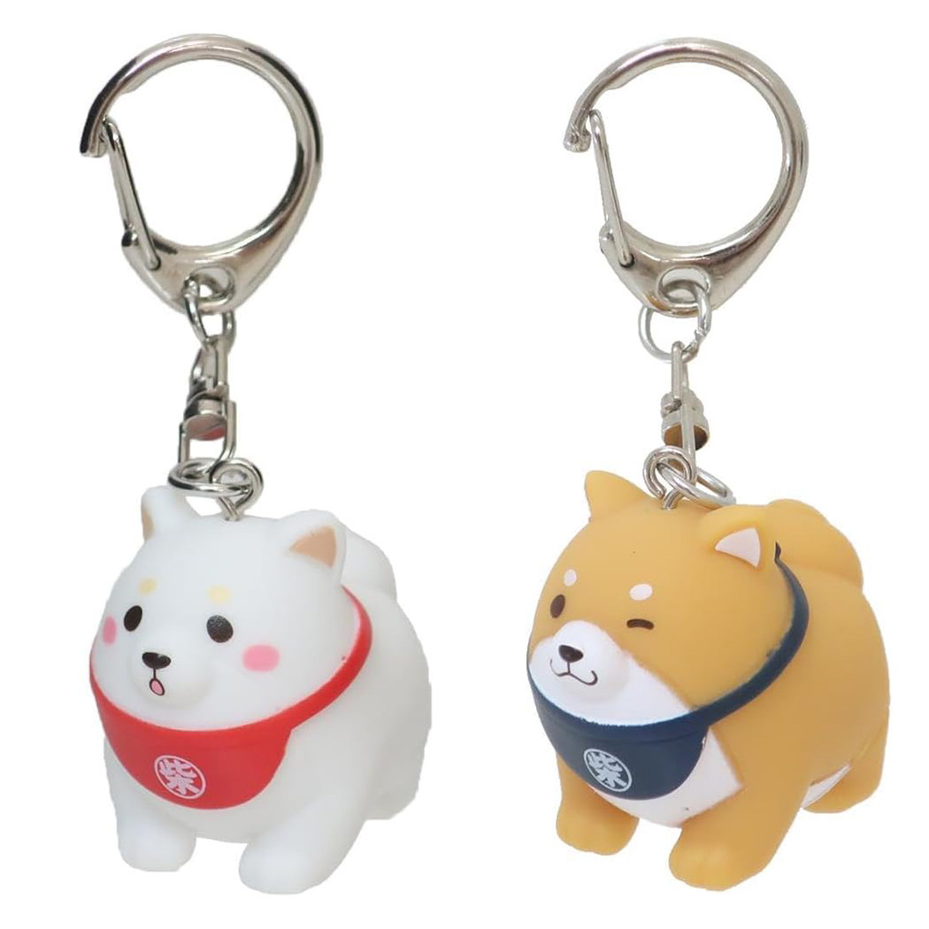 日本采购SK Japan围巾小狗狗忠犬钥匙扣包包吊饰挂件卡通可爱玩偶
