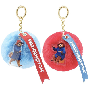 日本帕丁顿熊毛球包包书包挂件钥匙扣吊饰可爱毛绒玩偶公仔送礼