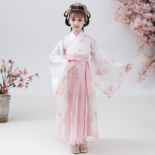 儿童汉服春秋季唐装襦裙公主裙