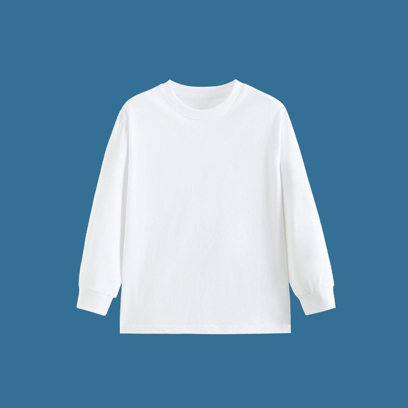 女童短袖t恤新款年夏季新款男童儿童中大童白色纯棉半袖男孩夏装