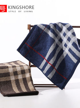 包邮1-2装条金号纯棉06KA0082A方巾小毛巾吸水正方形深色35*34CM