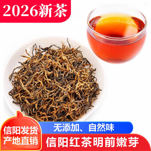 信阳红茶2026新茶明前特级嫩芽散装茶叶浓香型红茶蜜香型春茶250g - 封面