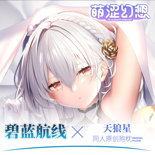 萌涩幻想天狼星男生款睡觉抱枕二次元等身动漫枕套抱枕