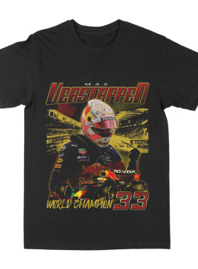 F1赛车手维斯塔潘男女同款T恤Max Verstappen Racing T-Shirt美