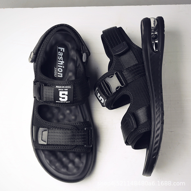 休闲网面鞋透气魔术贴康复鞋防滑