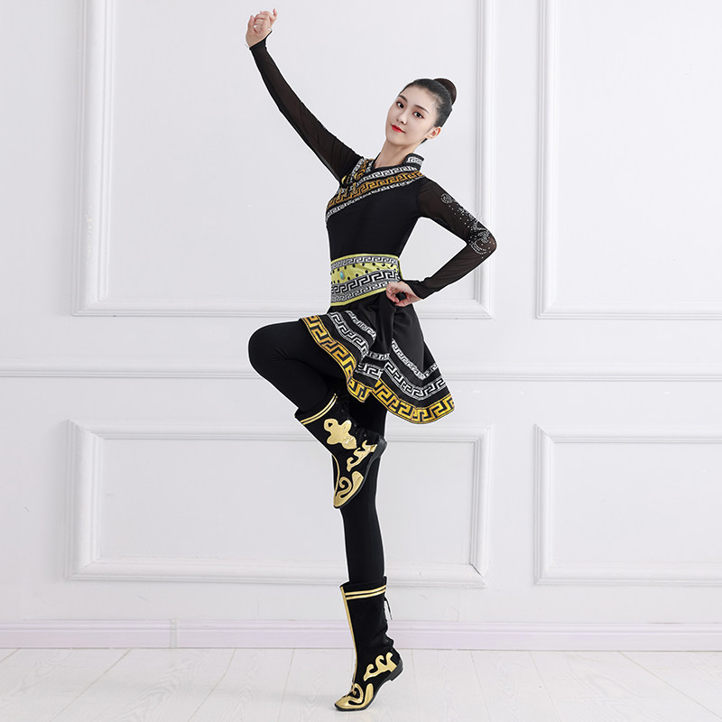 蒙古舞台演出服成人舞蹈艺考服装